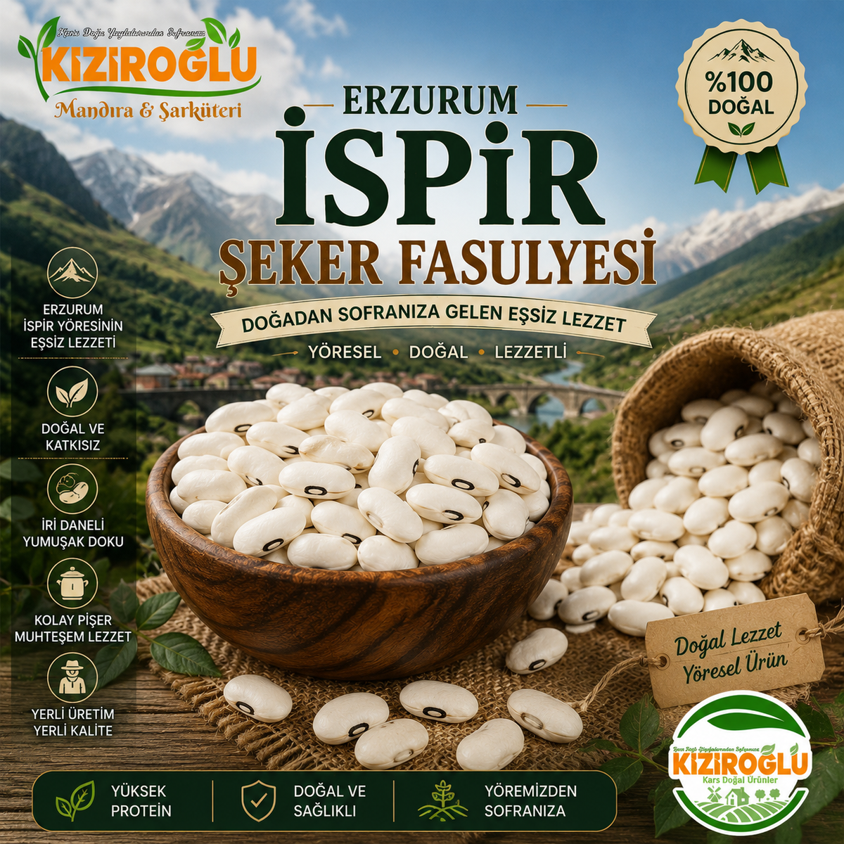 İspir Şeker Fasulyesi