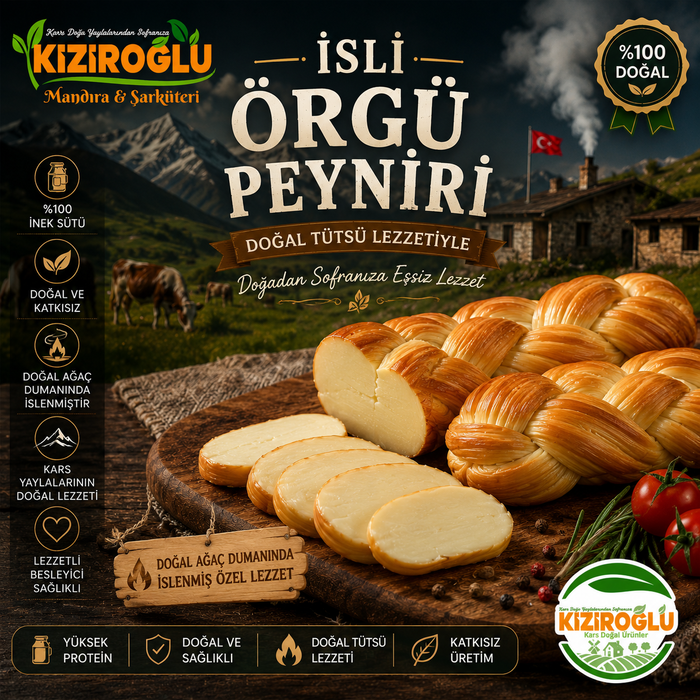 Kars İsli Örgü Peynri 500gr