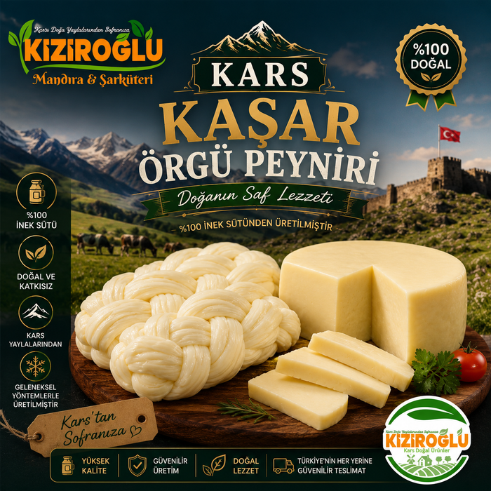 Kars Örgü peynir 500gr