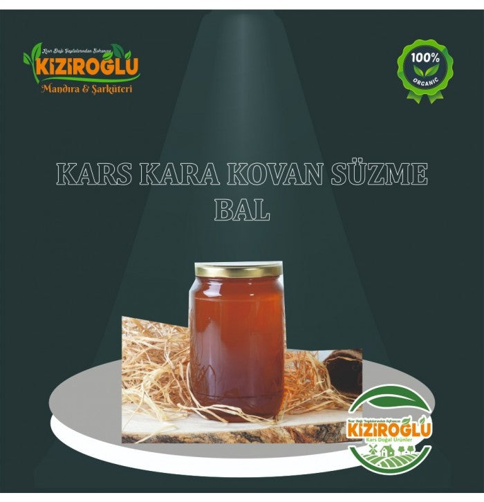 Kars Kara Kovan Süzme Balı 850gr