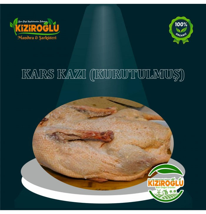 Kars Kurutulmuş Kaz 2,7kg ile 3,3kg